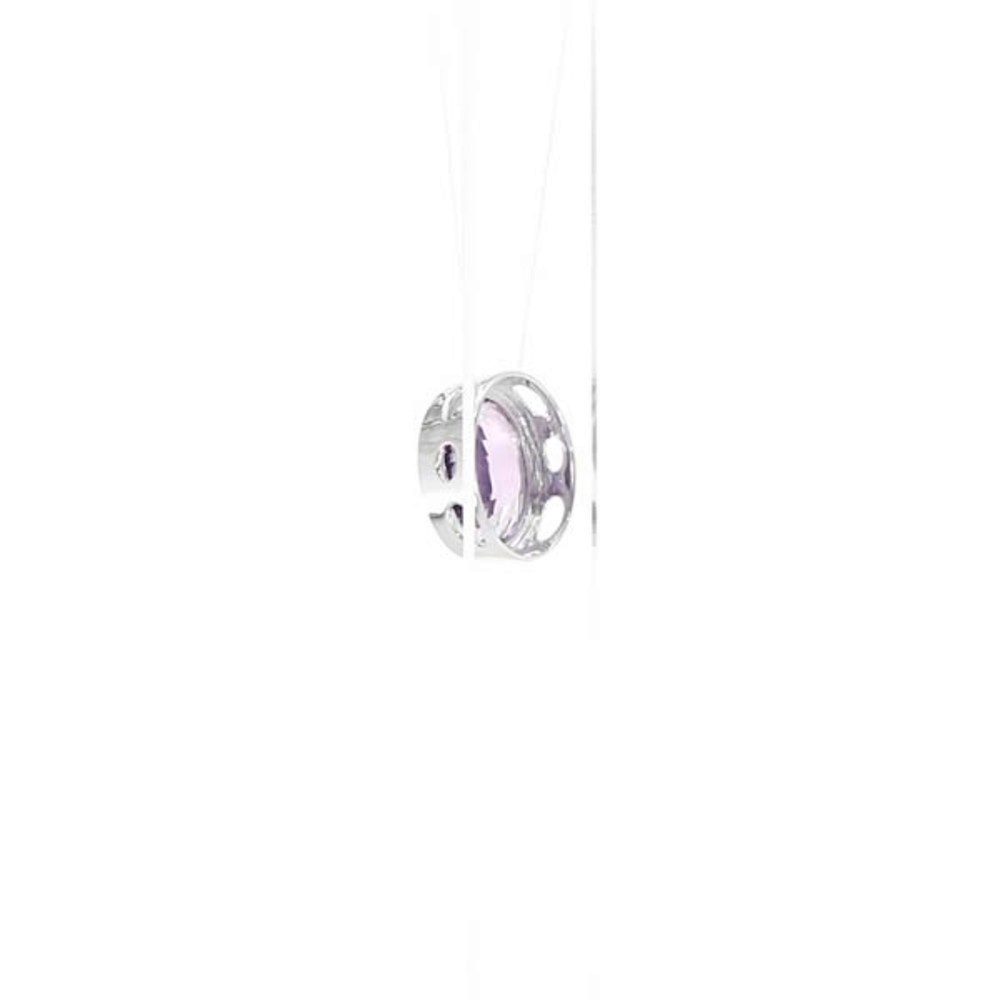 Cavill Kettenanhänger Lavendel-Amethyst 14,03 ct Oval, 925er Sterlingsilber platinisiert (1-tlg)