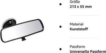 MidGard Autospiegel KFZ Rückspiegel mit Saugnapf, Ersatzspiegel, Beifahrerspiegel