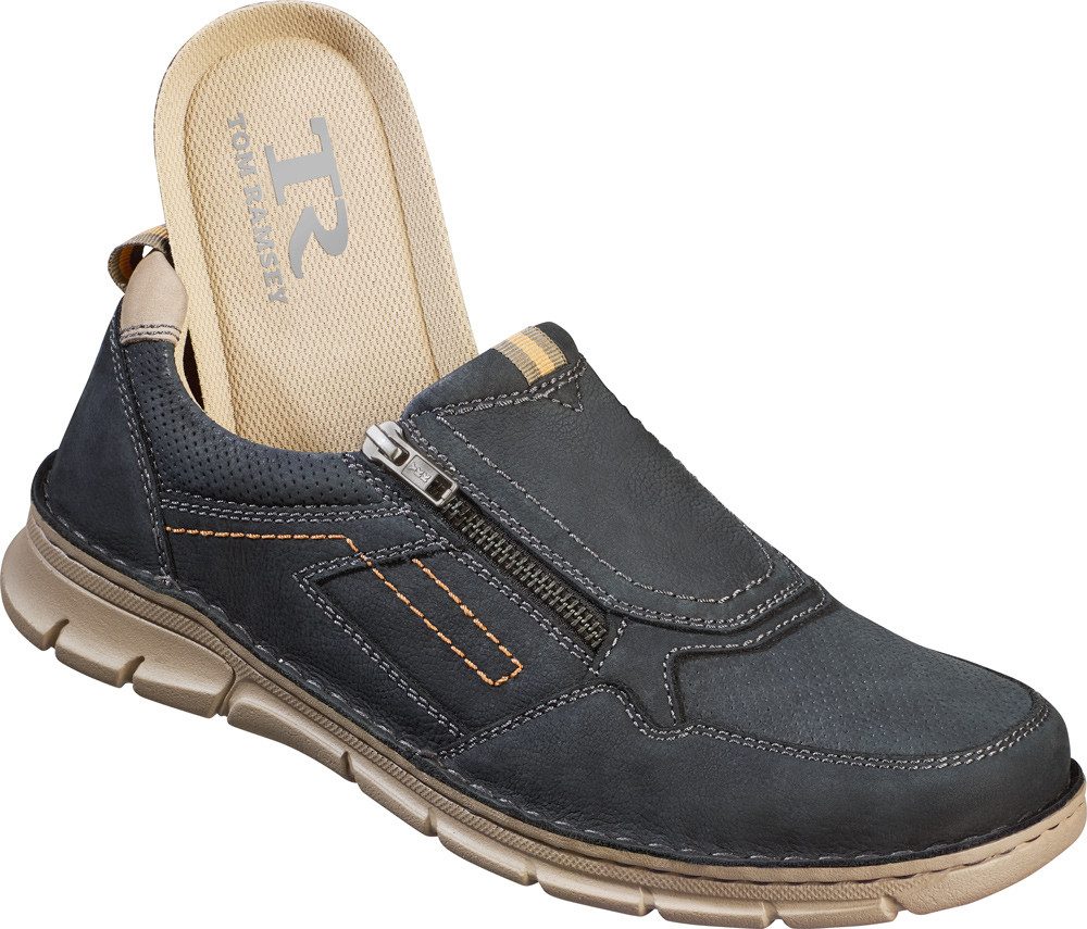 Tom Ramsey Slipper Praktischer Reißverschluss für einfachen Einstieg