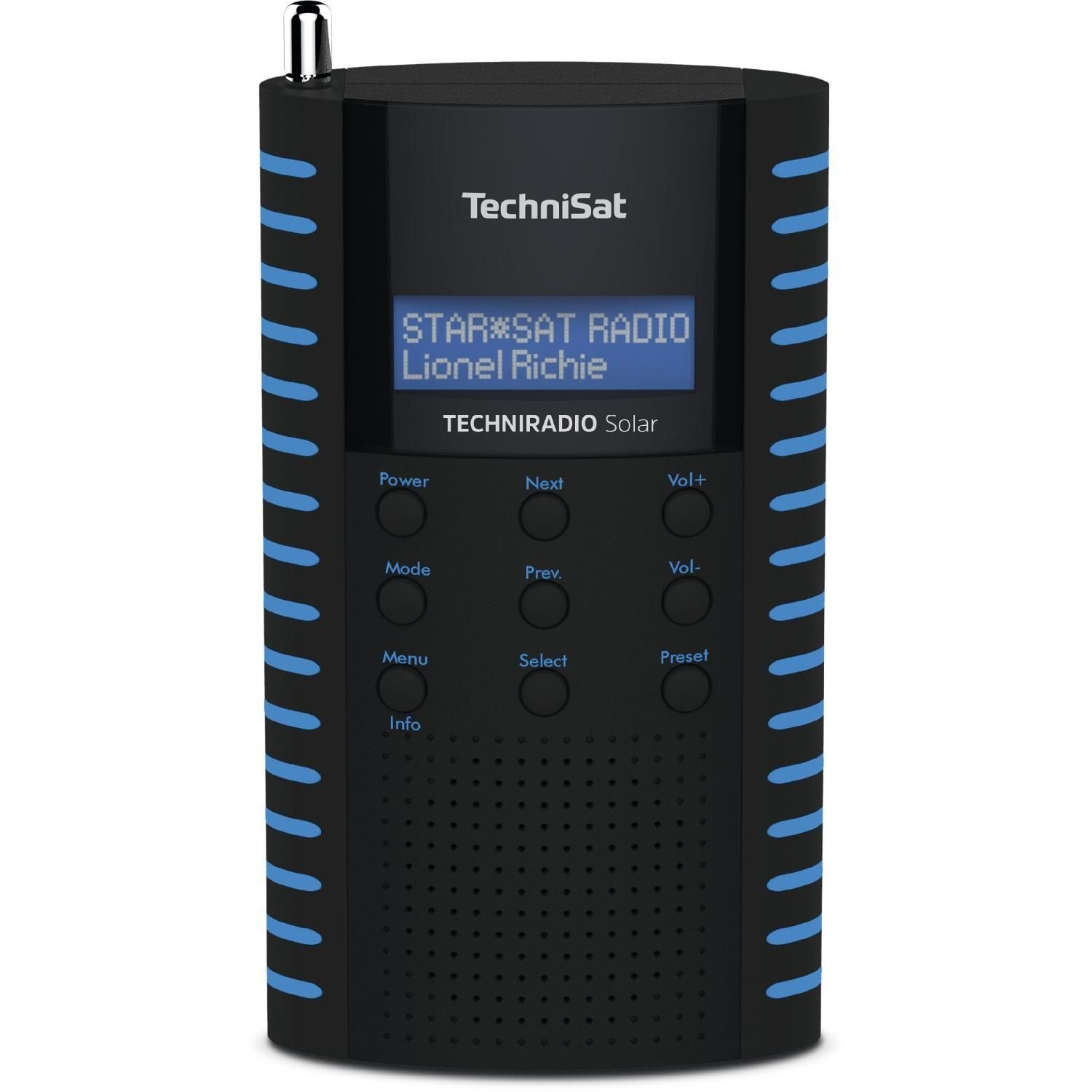 Taschenradio - schwarz/blau TechniSat Radio - Solar TechniRadio