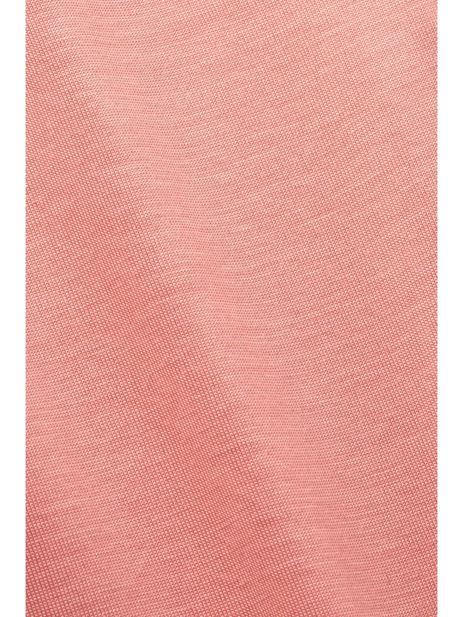 CORAL Top T-Shirt Esprit Lyocell aus Jersey, Collection (1-tlg) TENCEL™