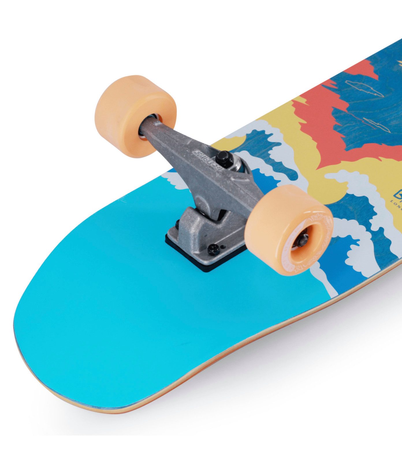 BTFL Minilongboard LENNY - Surfskate Board with Nose and Tail (1-St)
