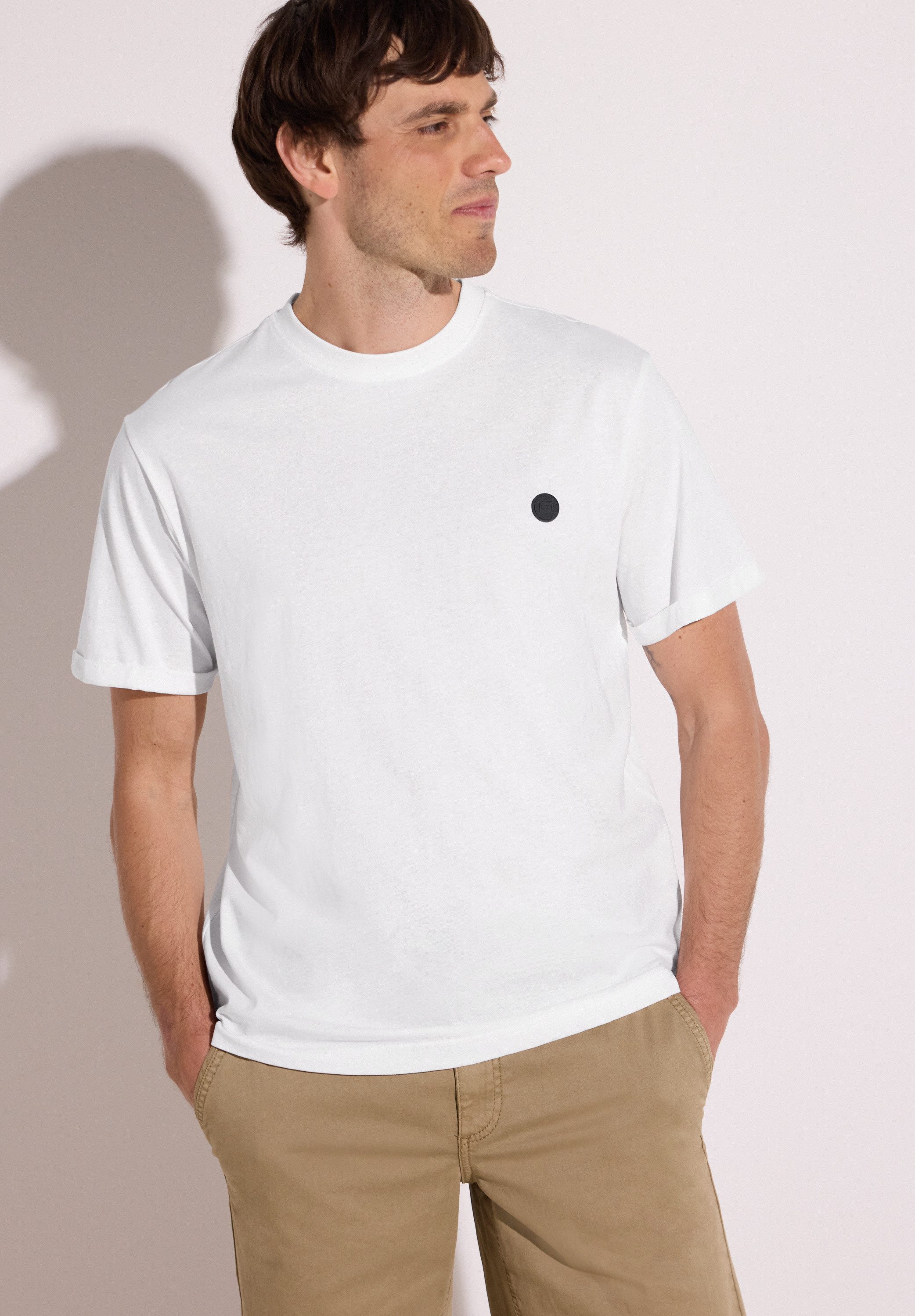 STREET ONE MEN T-Shirt aus reiner Baumwolle