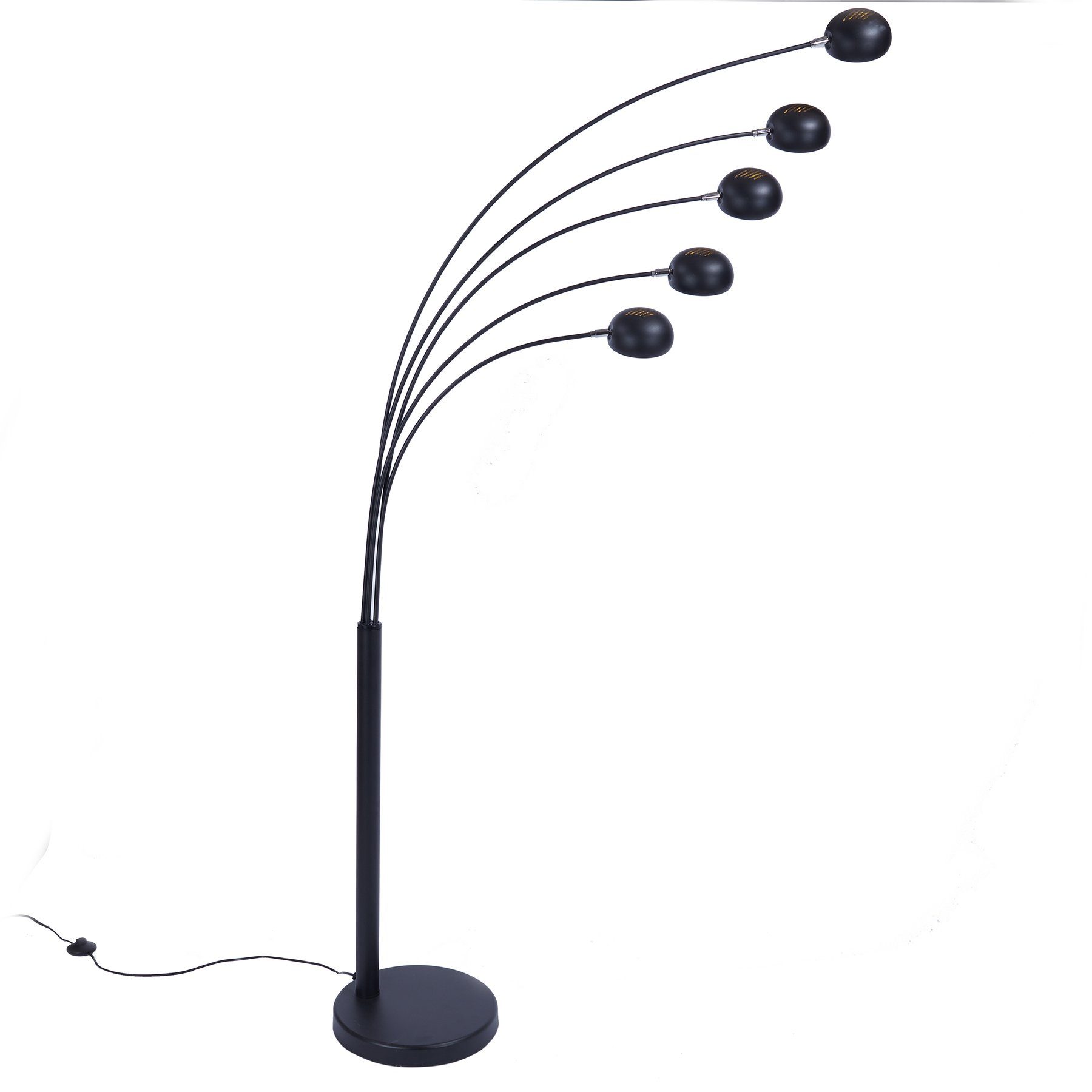 riess-ambiente Stehlampe FIVE LIGHTS 205-210cm FARBWAHL, ohne Leuchtmittel, günstig online kaufen