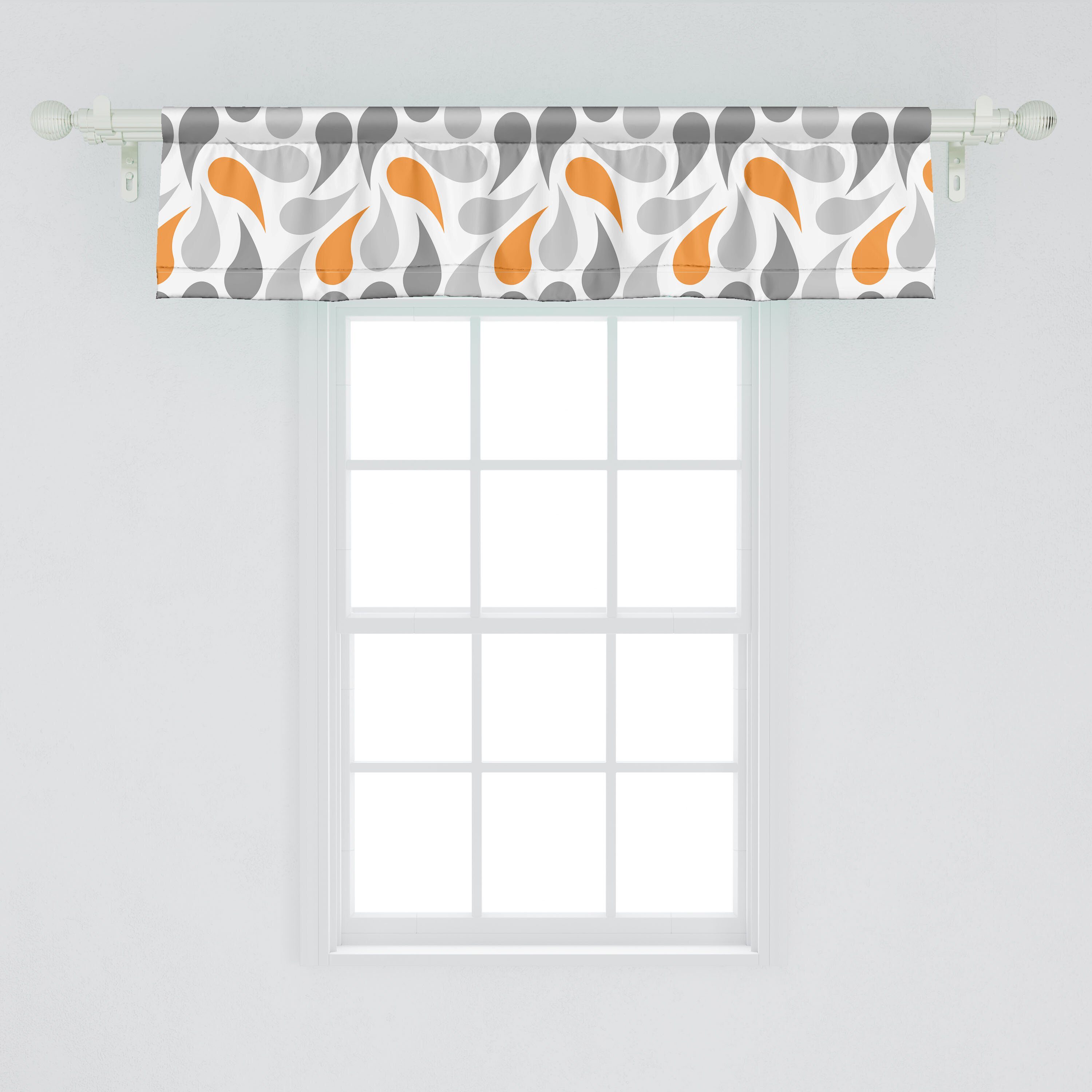Scheibengardine Vorhang Volant Geometrisch Abakuhaus, für Stangentasche, Microfaser, asiatische Küche Schlafzimmer mit traditionelle Dekor