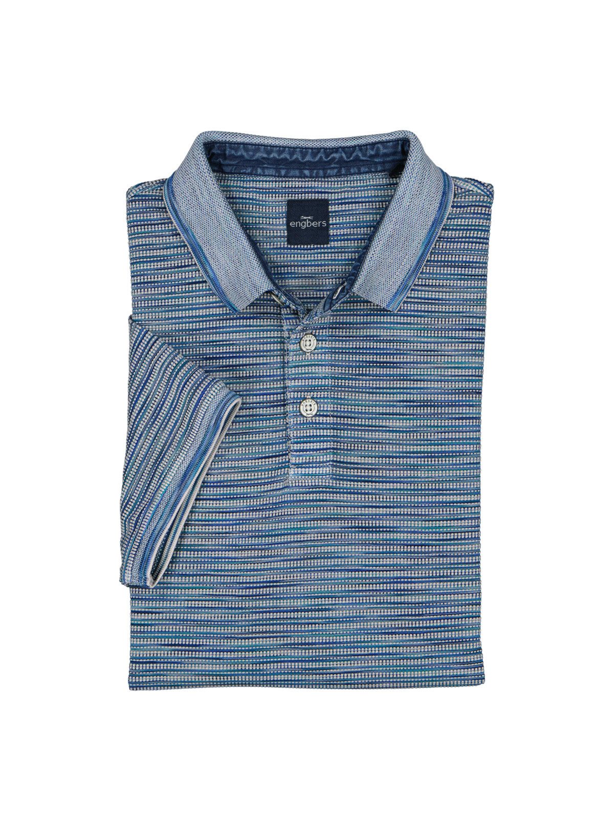 Poloshirt Herren Polo-Shirt meliert, Grau