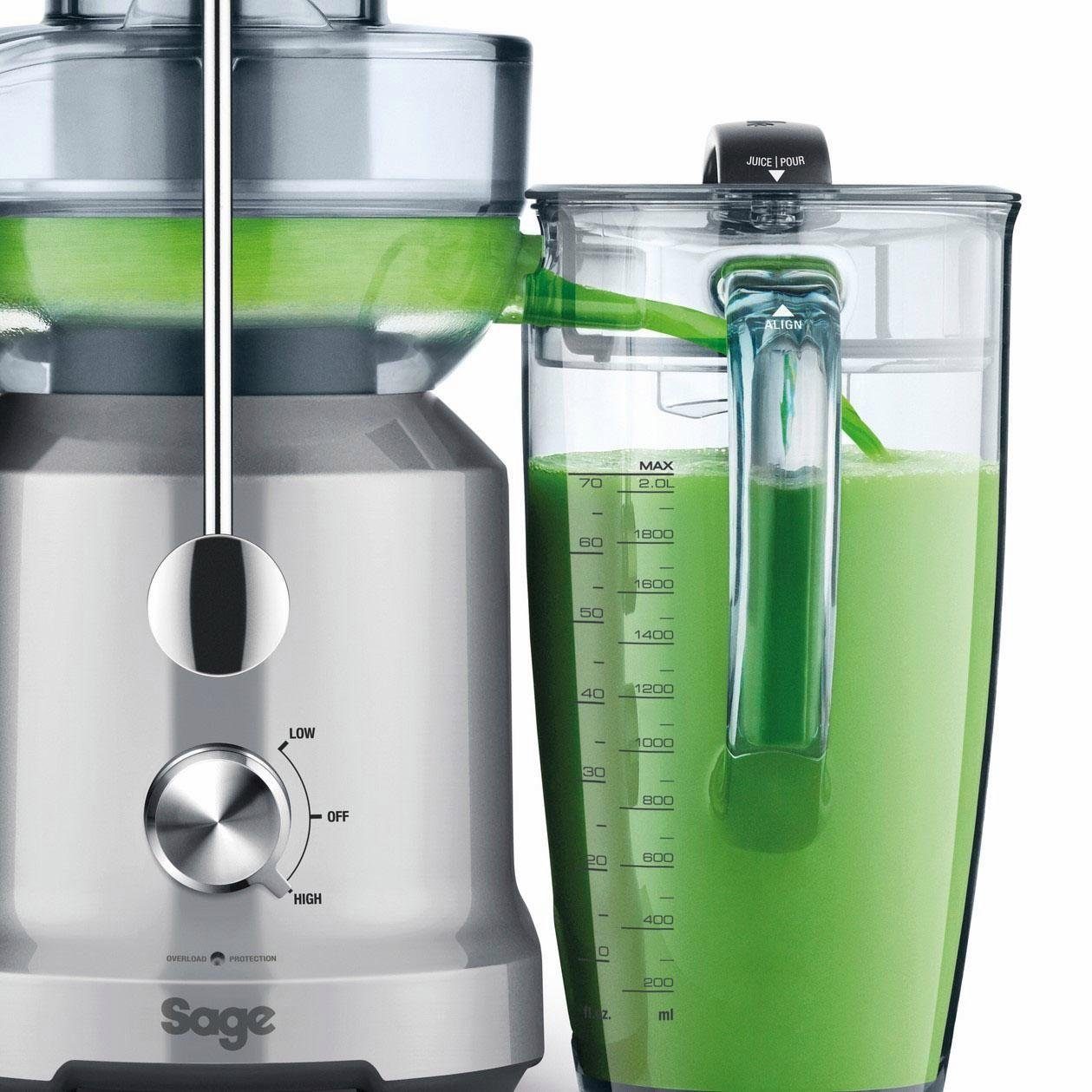 Sage Entsafter the Nutri Juicer Cold, SJE430SIL2, 1250 W