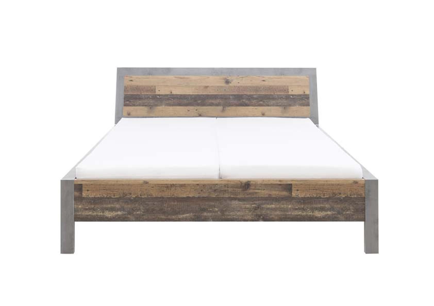 Pol-Power Massivholzbett 197 x 101 x 221 cm (B/H/T)