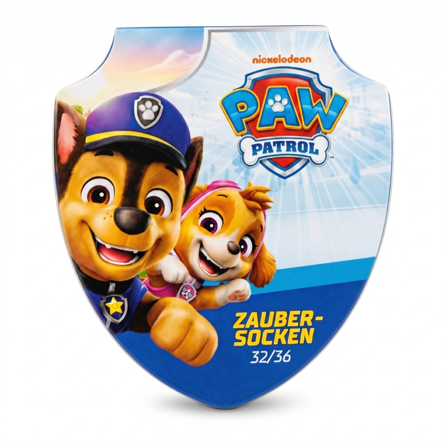 Sockswear Freizeitsocken PAW PATROL 1 Paar Kinder Zaubersocken Strümpfe Mitgebsel Blau 32-36