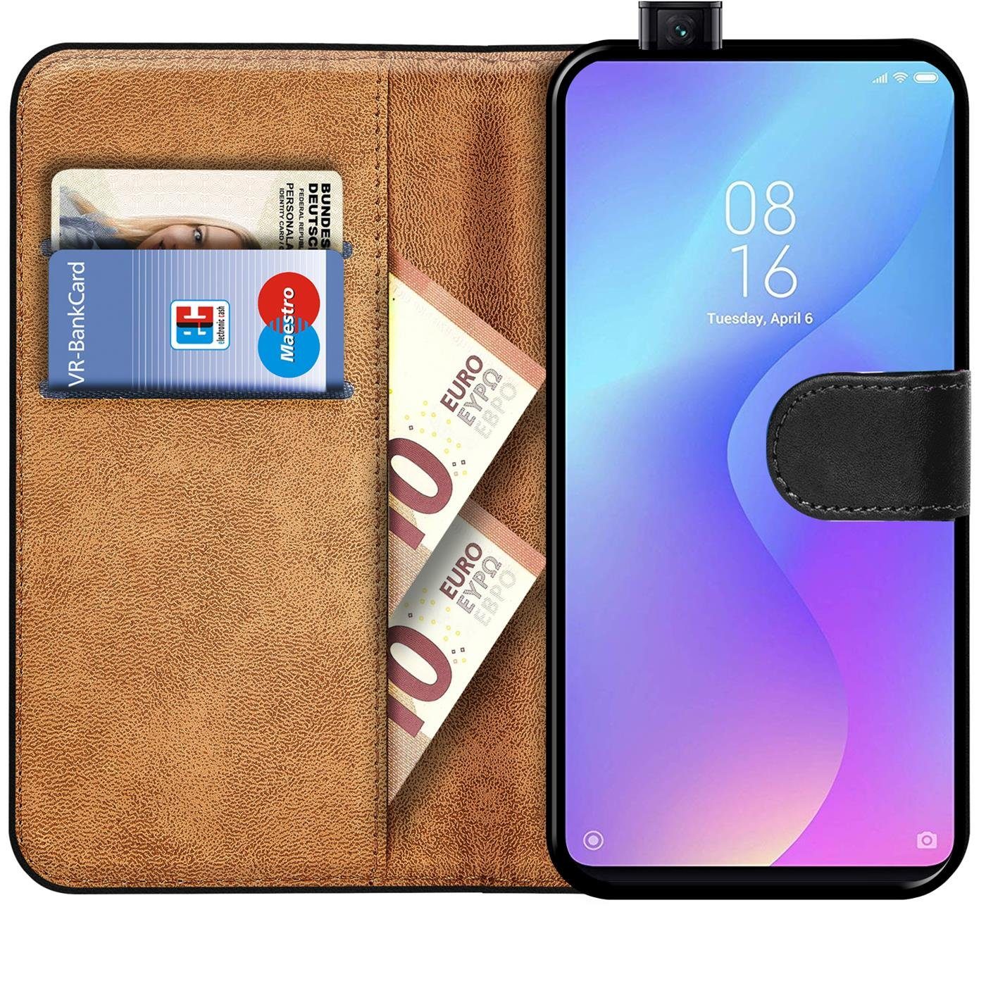 CoolGadget Handyhülle Book Case Handy Tasche für Xiaomi Mi 9T 6,39 Zoll, Hülle Klapphülle Flip Cover für Xiaomi Mi 9T Schutzhülle stoßfest