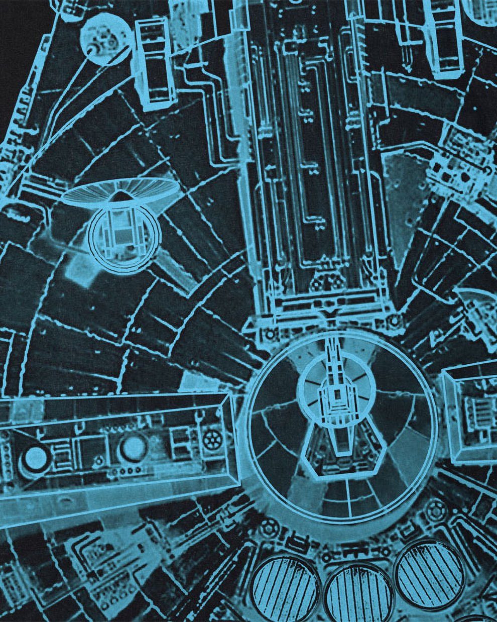style3 T-Shirt Millennium Falcon rasender falke günstig online kaufen