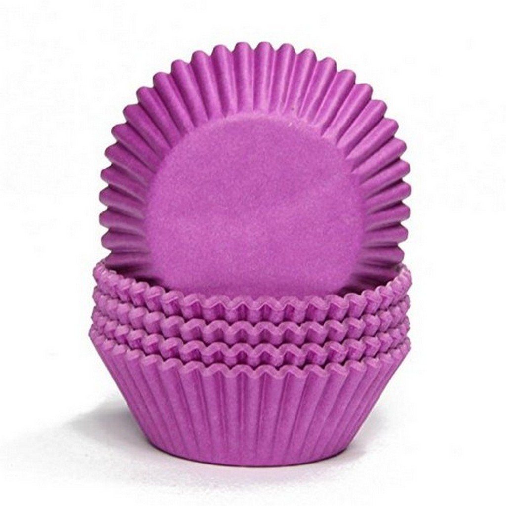(Violett Ø 75-tlg), 30 Miss Standardgröße, Bakery's Muffinform mm, mm - 50 Papierbackförmchen backofenfest x House