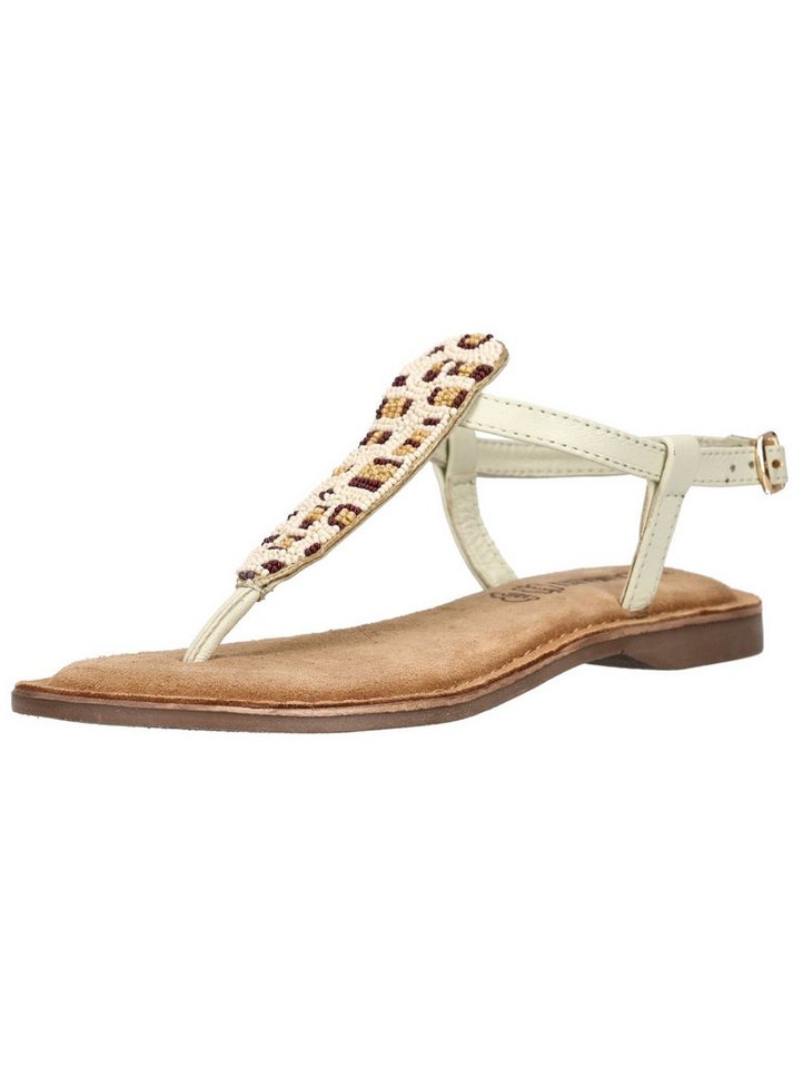 Lazamani Lazamani Sandalen Leder/Textil Zehentrenner