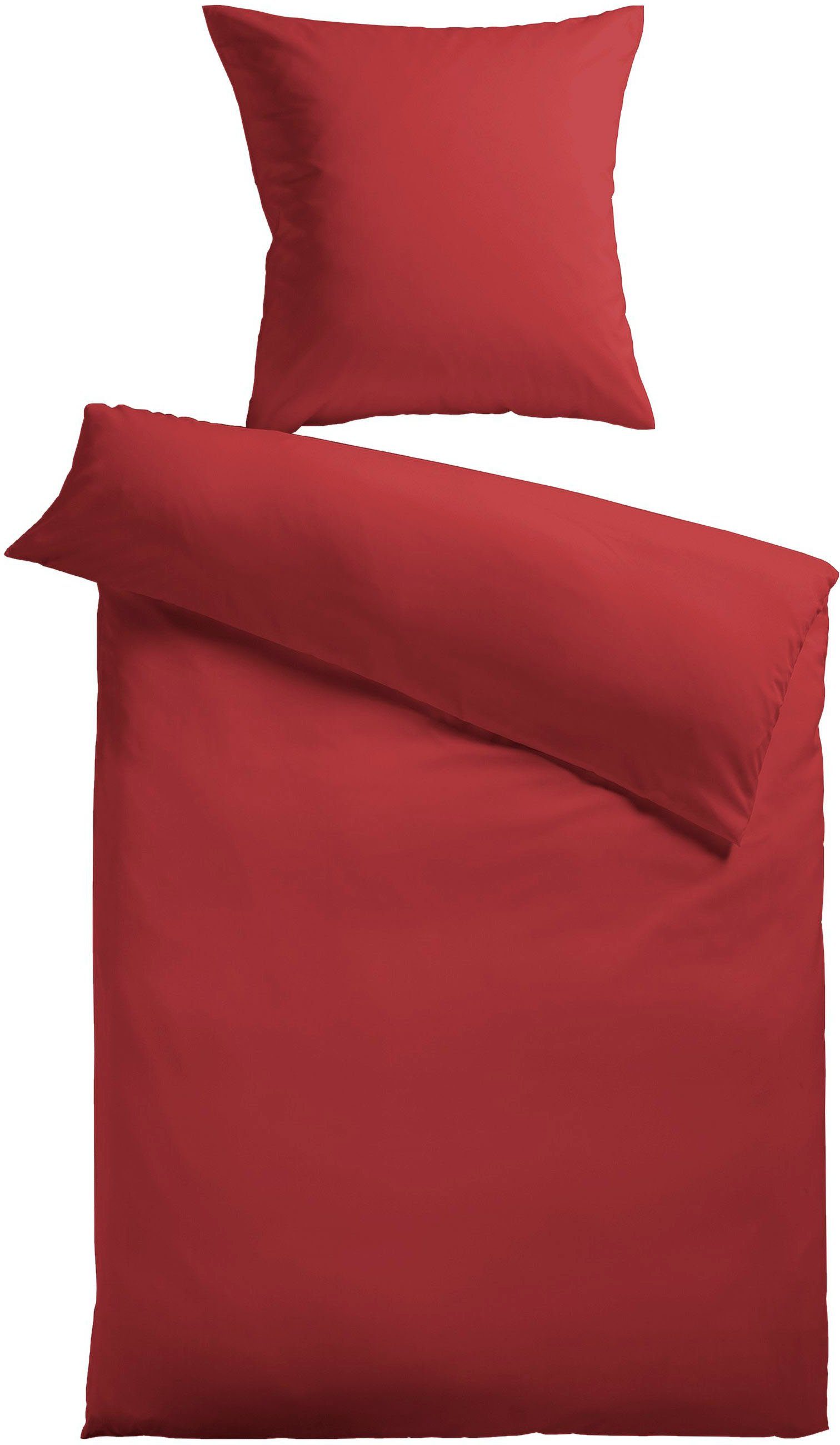 KiNZLER Bettwäsche Mikrofaser Fleece, Fleece, 2 günstig online kaufen