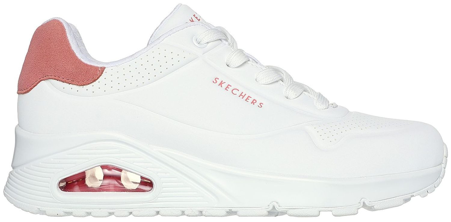 Skechers Uno Pop Back Weiß WCRL Sneaker