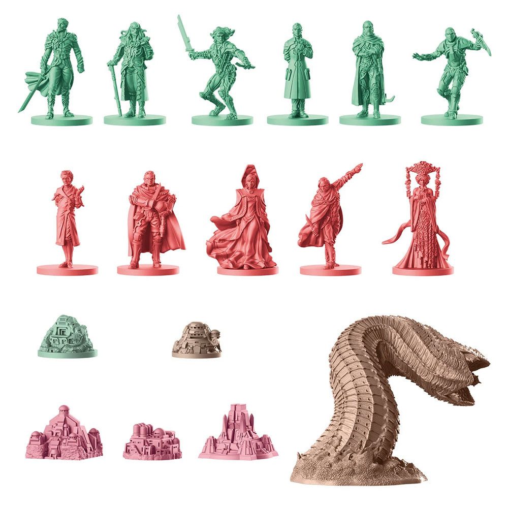 Asmodee Spiel Dune: Krieg um Arrakis Exclusive Extras (DE/FR) Erweiterung Miniaturen