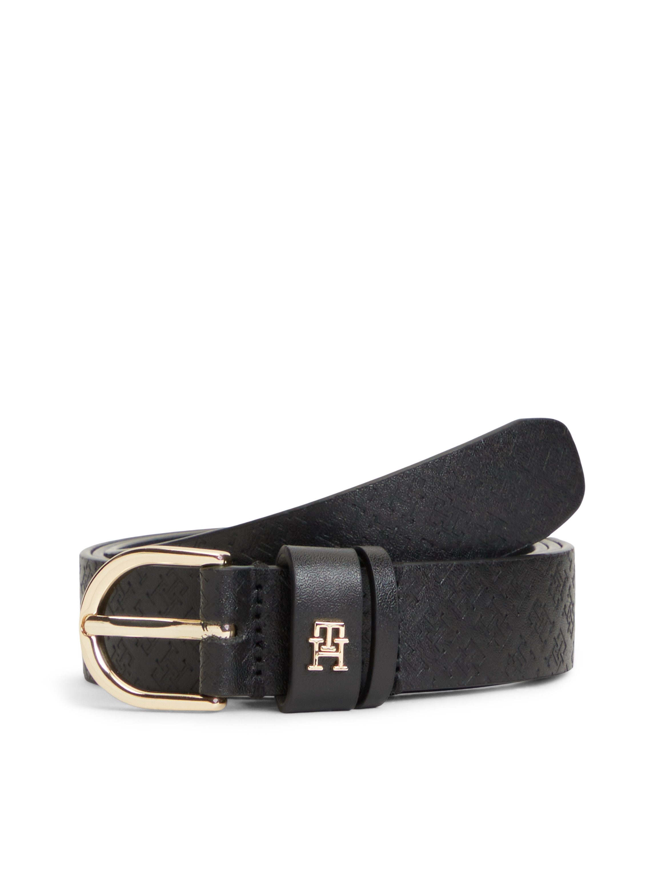 Tommy Hilfiger Ledergürtel EFFORTLESS 2.5 MONO Größenverstellbar durch Schnalle