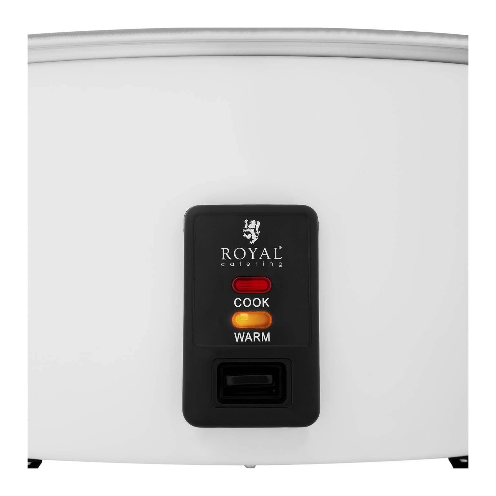 Royal L, Gastro Catering Dampfkocher Reiskochtopf Elektrisch 1550 Gemüsegarer 10 Reiskocher Reiskocher W