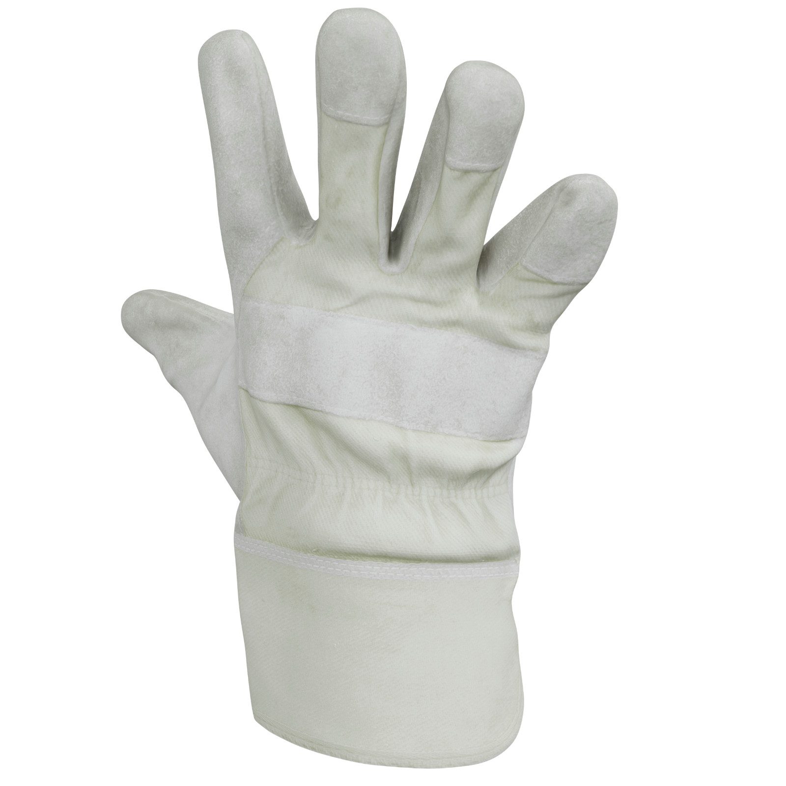 HAGO Arbeitshandschuhe 12er Pack Rindspaltleder Größe 8 M Handschutz Lederhandschuhe Montage 0
