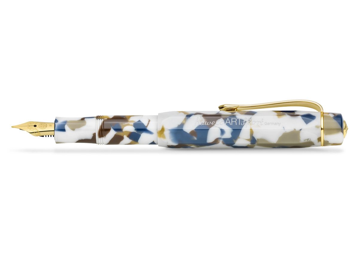 Kaweco Füllfederhalter Kaweco Art Sport Füllhalter Terrazzo, Extra Fein vergoldet