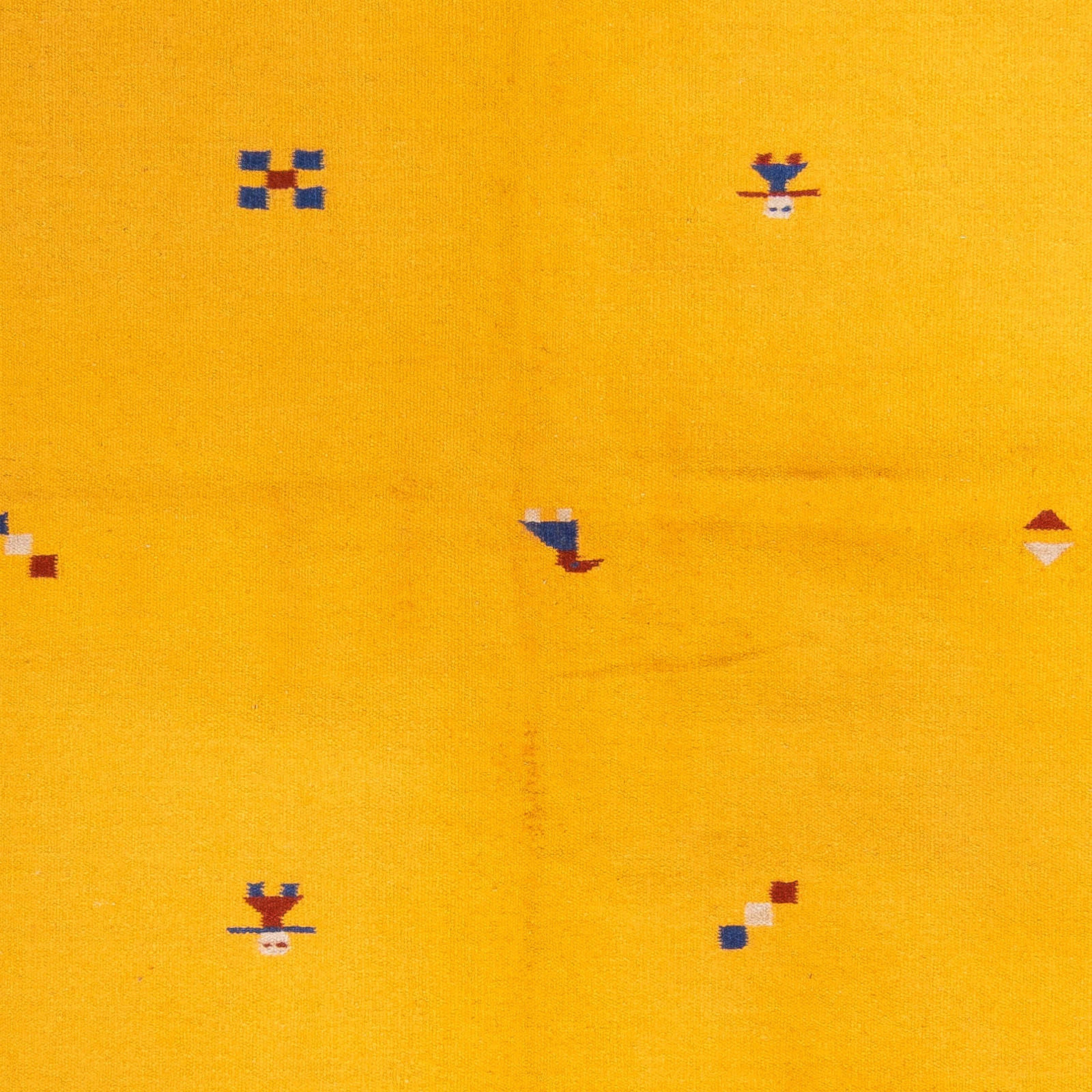 Wollteppich Kelim - Trendy - Einzelstück 240 170 Höhe: rechteckig, - gold, 4 x morgenland, Wohnzimmer, cm mm