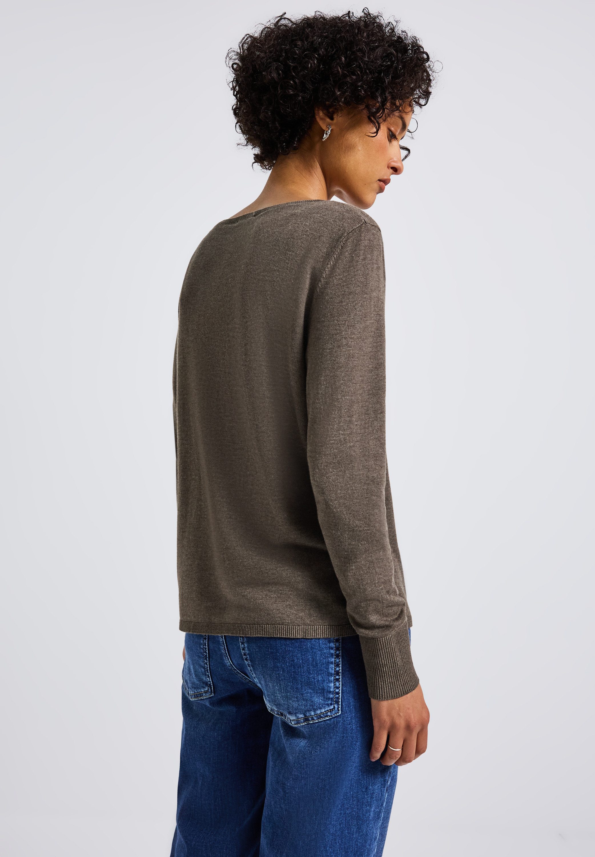 STREET ONE Strickpullover mit U-Boot-Ausschnitt