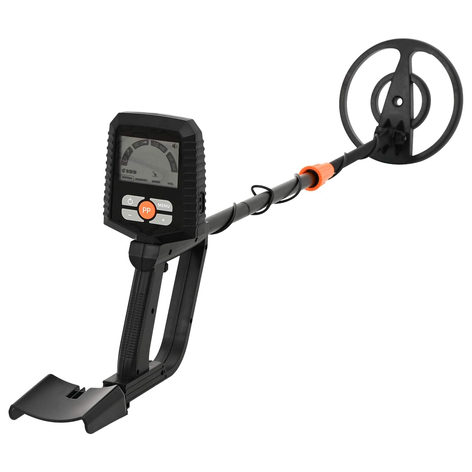 vidaXL Metalldetektor Metalldetektor mit LCD-Display 3 Modi 19 cm Spule Schwarz