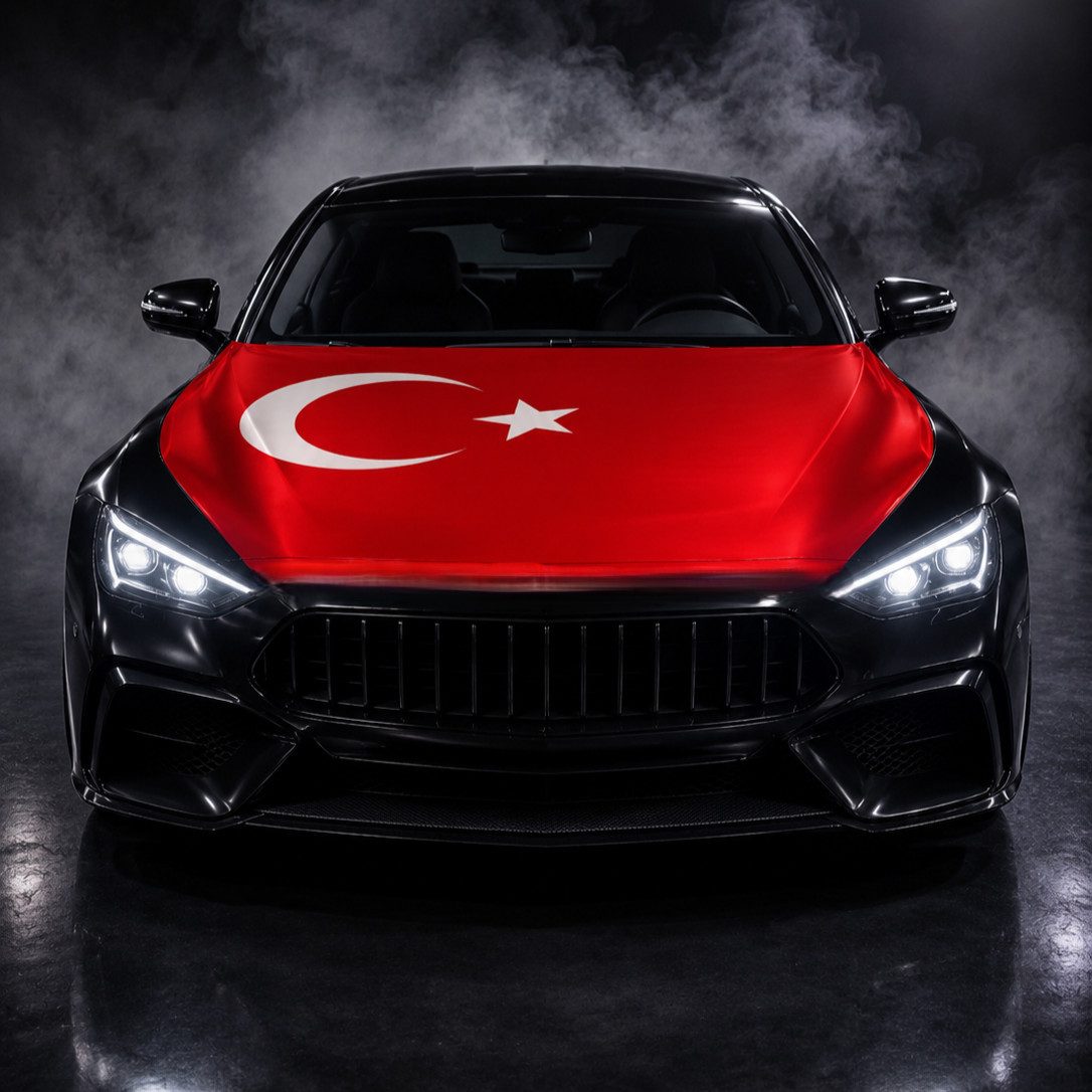 kochmaster Flagge Kochmaster Motorhauben-Flagge Türkei