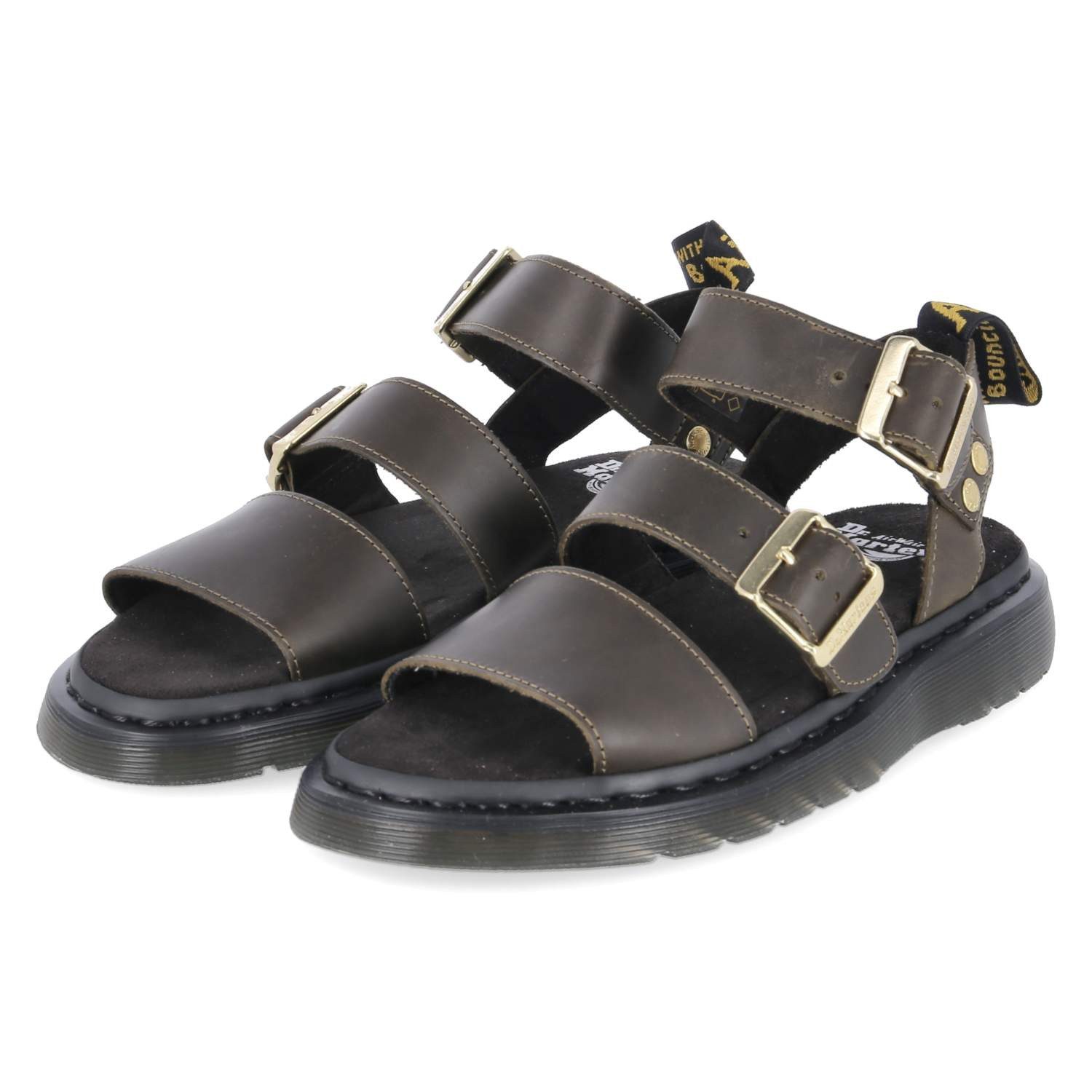 DR. MARTENS Dr. Martens 42821300 Damen Glattleder green Sandalette