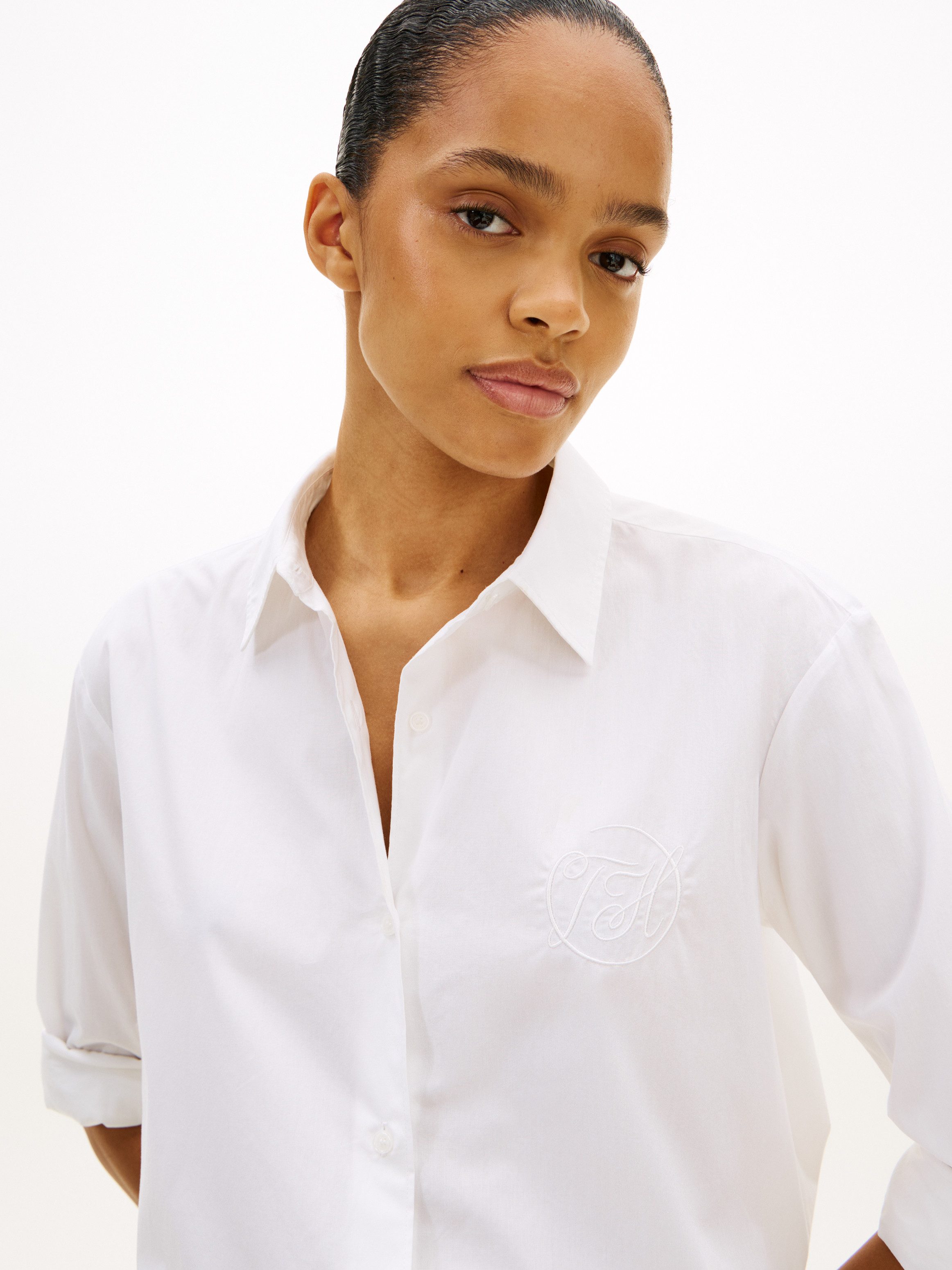 Tommy Hilfiger Hemdbluse COTTON EASY SHIRT