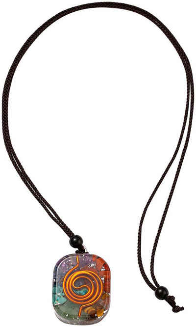 Firetti Kette mit Anhänger Schmuck Geschenk Halsschmuck Halskette Chakra, Made in Germany - mit Edelstein