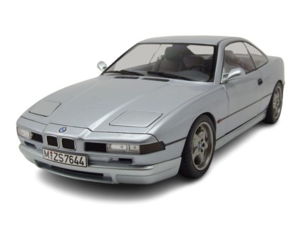 Modellino Auto BMW 850 CSI E31 1992 Argento Artico Metallizzato – Solido 1/18 Pressofuso - Foto 3