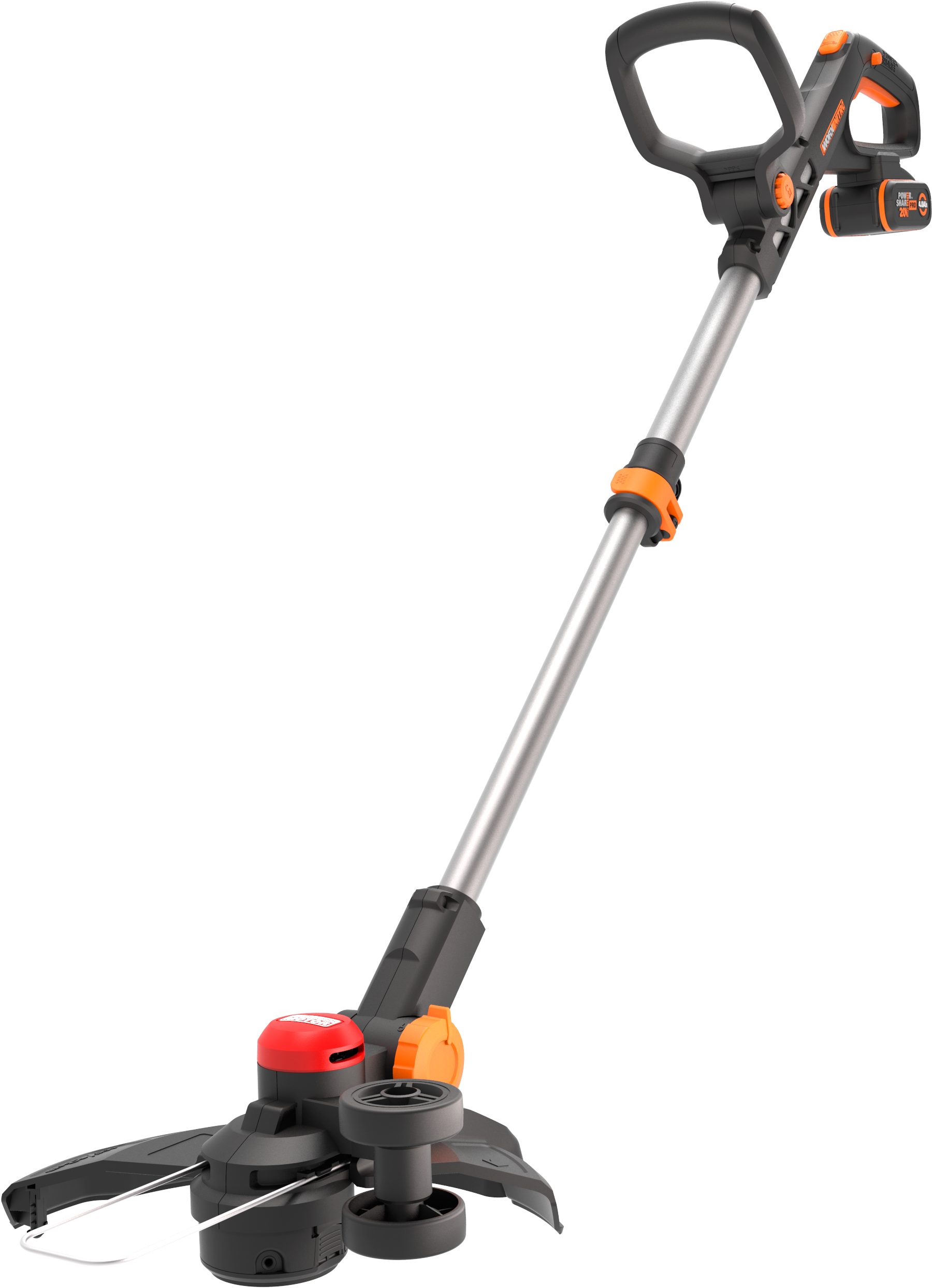 Worx Akku-Rasentrimmer Nitro WG173E, 33 cm Arbeitsbreite Faden, 3-IN-1 Funktion, bürstenloser Motor, inkl. Akku und Ladegerät