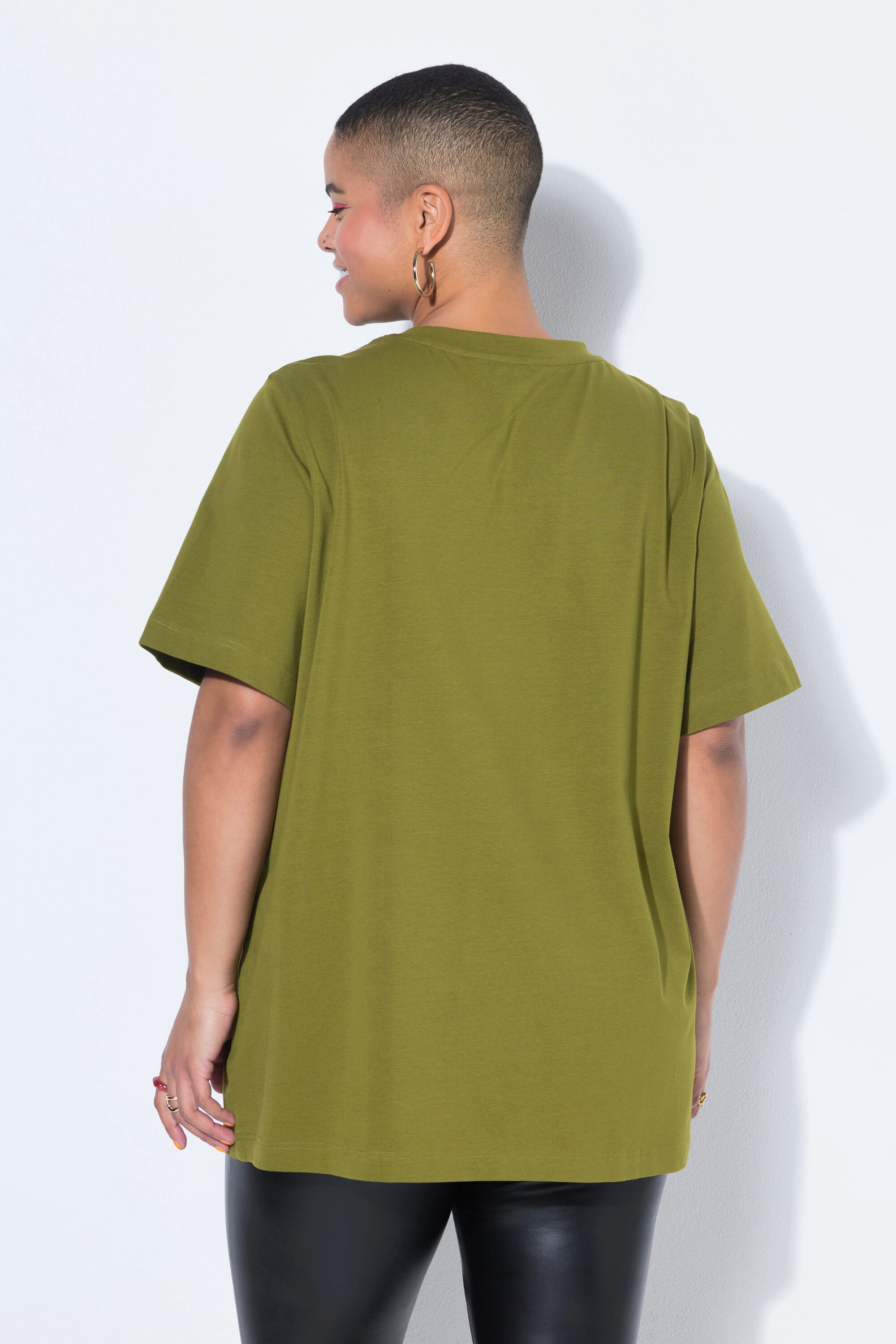 Studio Untold Longshirt Longshirt langer Classic Shape Halbarm