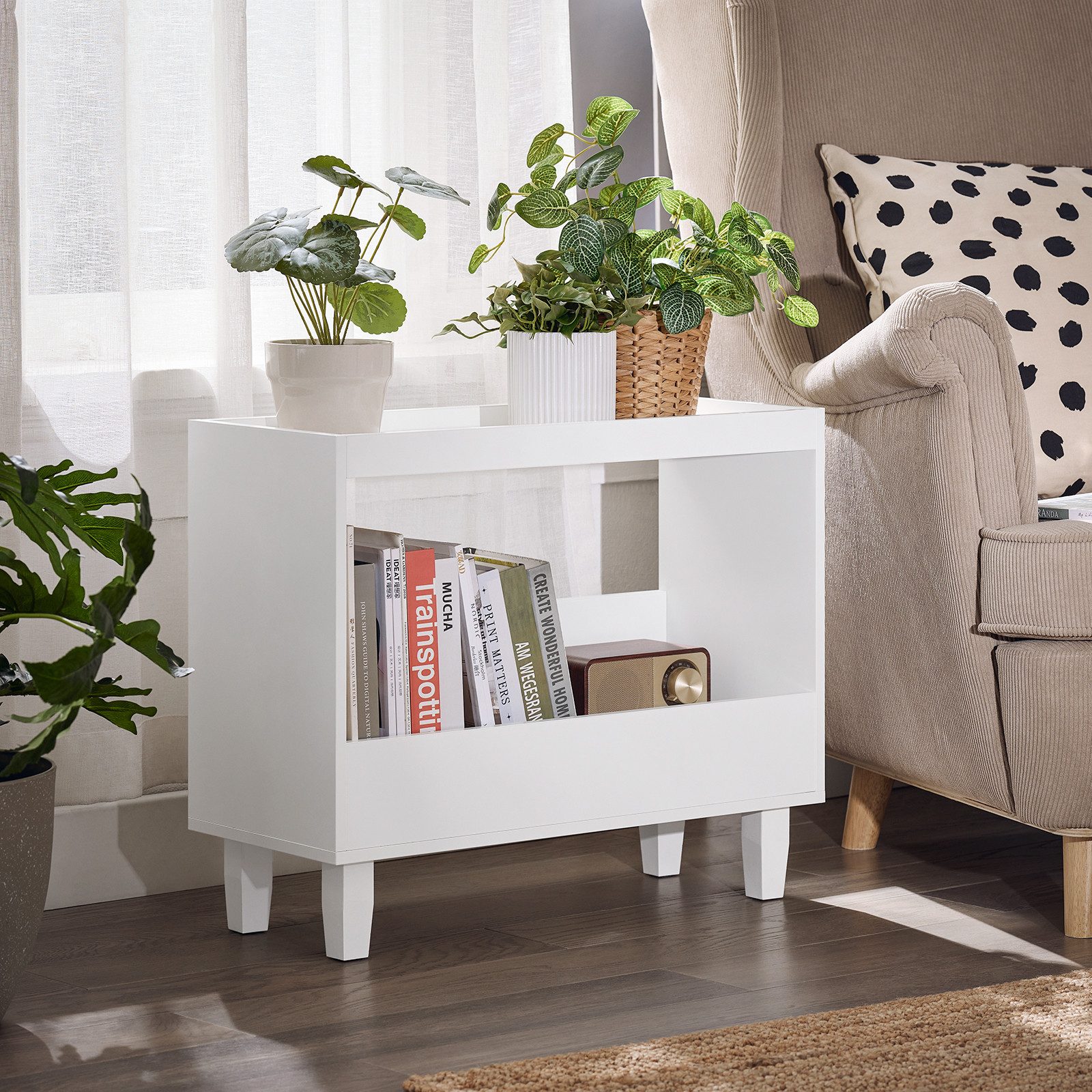 SoBuy Nachttisch FBT147, Beistelltisch Nachtschrank Nachtkommode günstig online kaufen