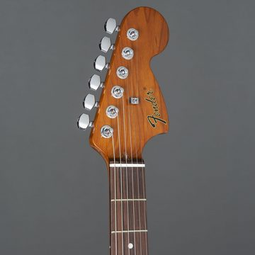 Fender E-Gitarre, Tom Delonge Starcaster Satin Shoreline Gold - E-Gitarre
