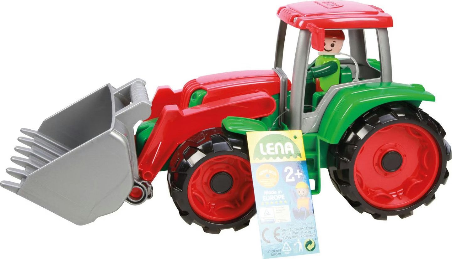 Lena® Spiel LENA TRUXX Traktor mit Frontschaufel & Spielfigur