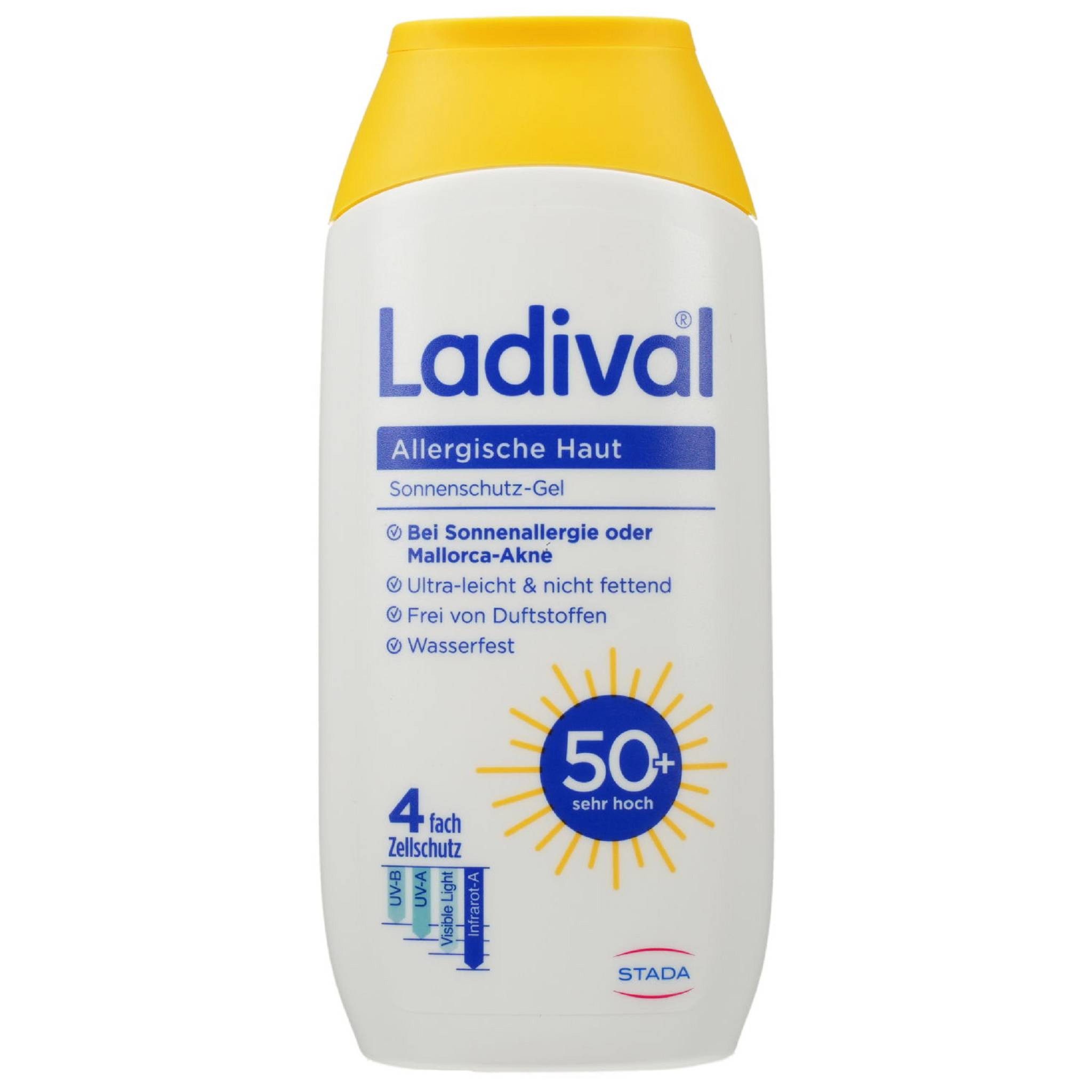 Ladival Sonnenschutzcreme LADIVAL allergische Haut Sonnenschutz-Gel LSF 50+ 200ml PZN 19362668