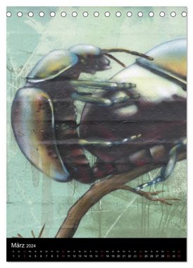 CALVENDO Wandkalender KA- GRAFFITI (Tischkalender 2024 DIN A5 hoch), CALVENDO Monatskalender