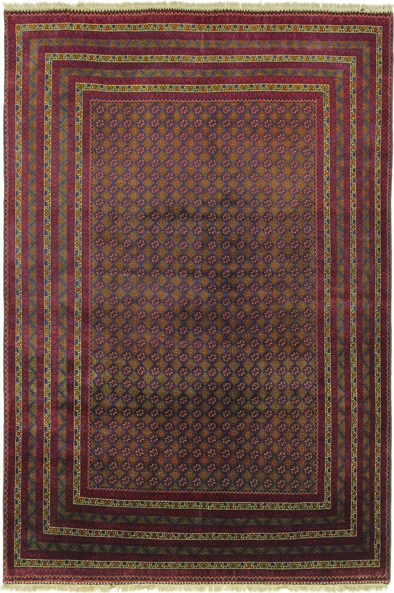 Orientteppich Afghan Mauri 193x291 Handgeknüpfter Orientteppich, Nain Trading, rechteckig, Höhe: 6 mm