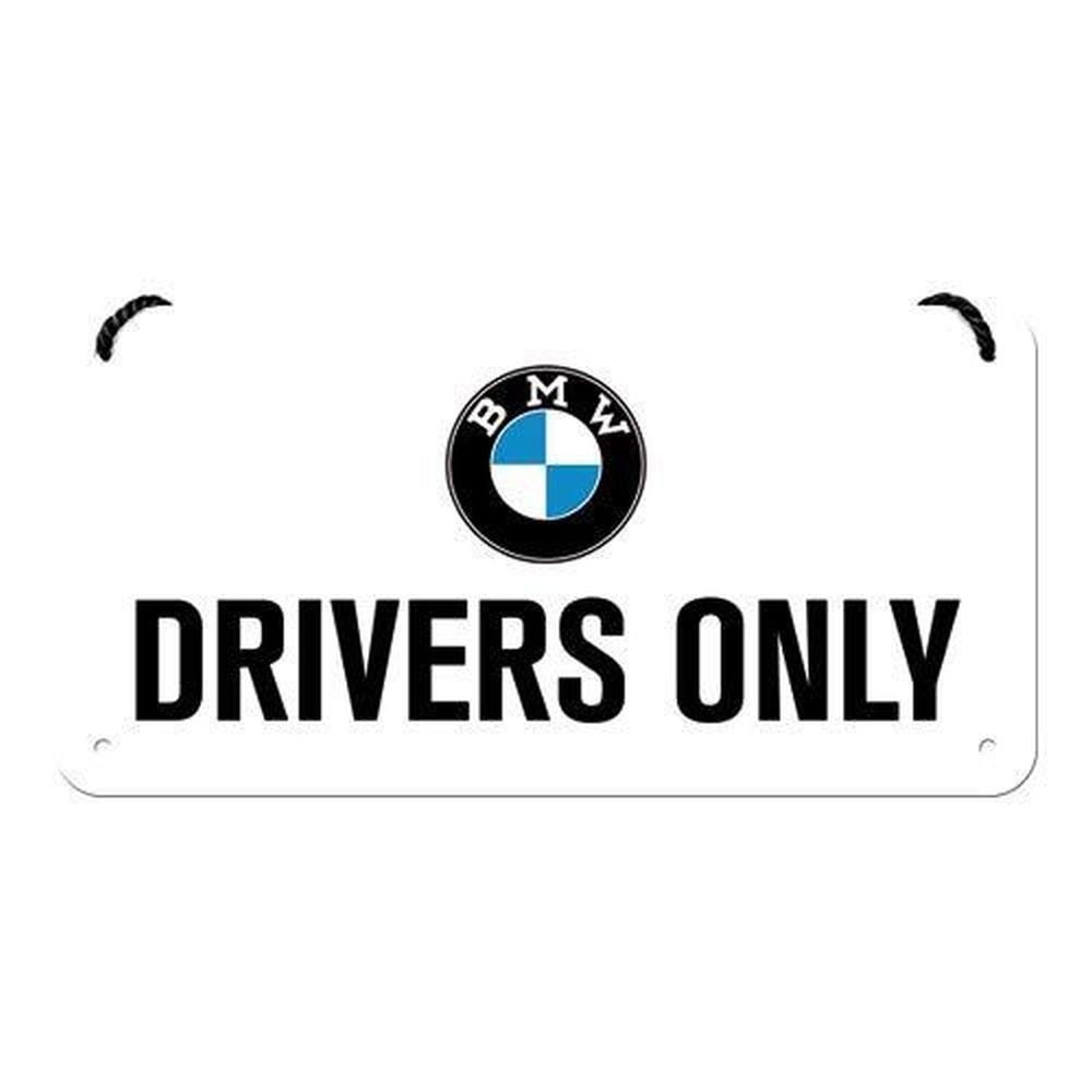 Nostalgic-Art Metallschild Hängeschild - BMW - BMW Drivers Only