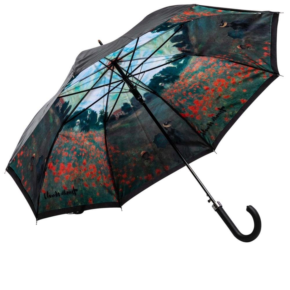 Luckyweather not just any other day Stockregenschirm Regenschirm Motiv MOHNBLUMENFELD Double Layer