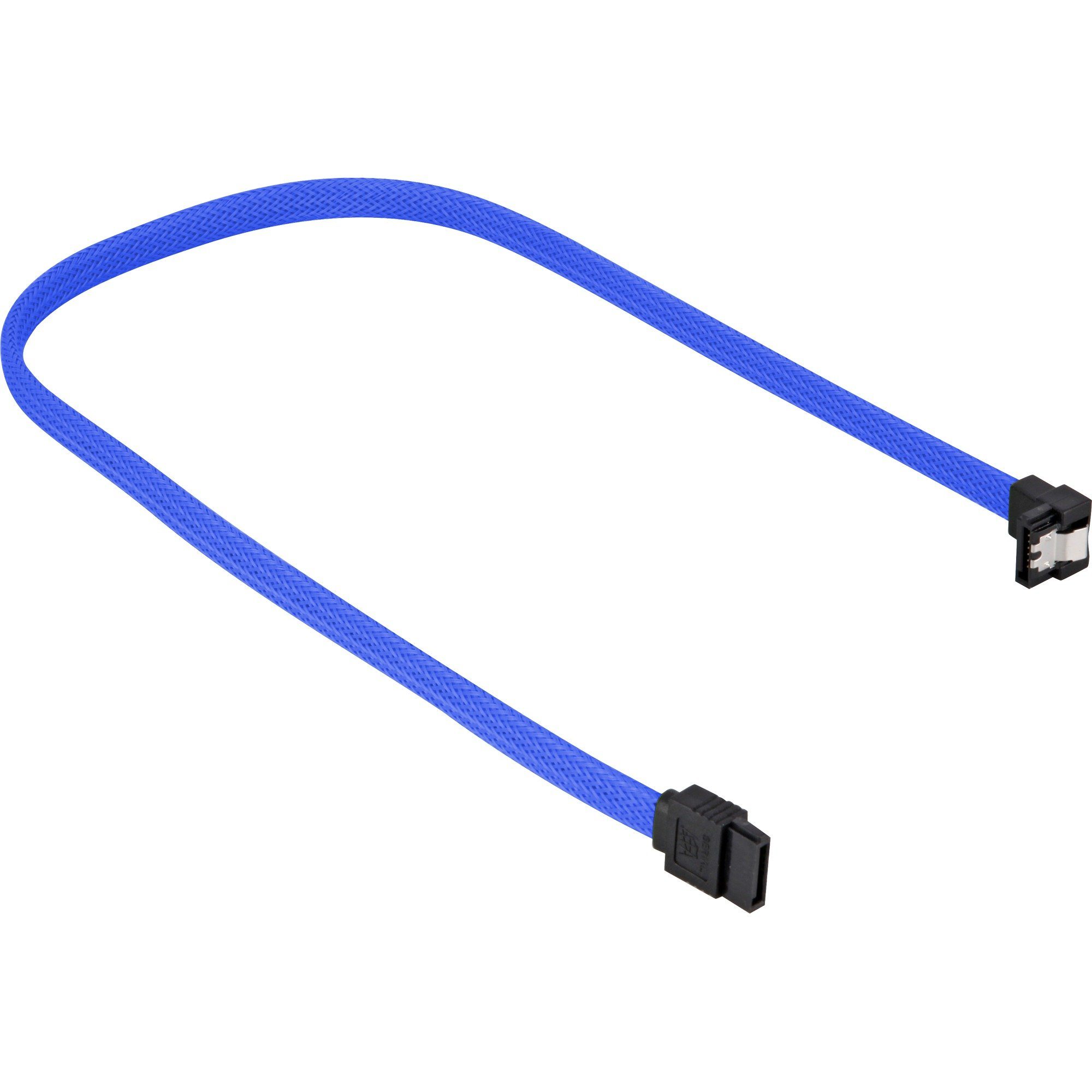 Sharkoon Sharkoon Sata III Kabel 90° sleeve, (60 cm) Computer-Kabel