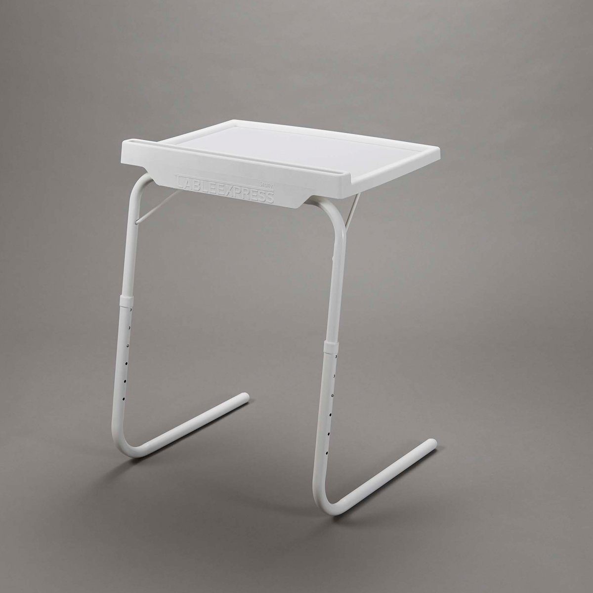 Starlyf Beistelltisch Table Positionen, Tisch), Weiß zusammenklappbar (1 Express mögliche 18 Doppel-L-Design
