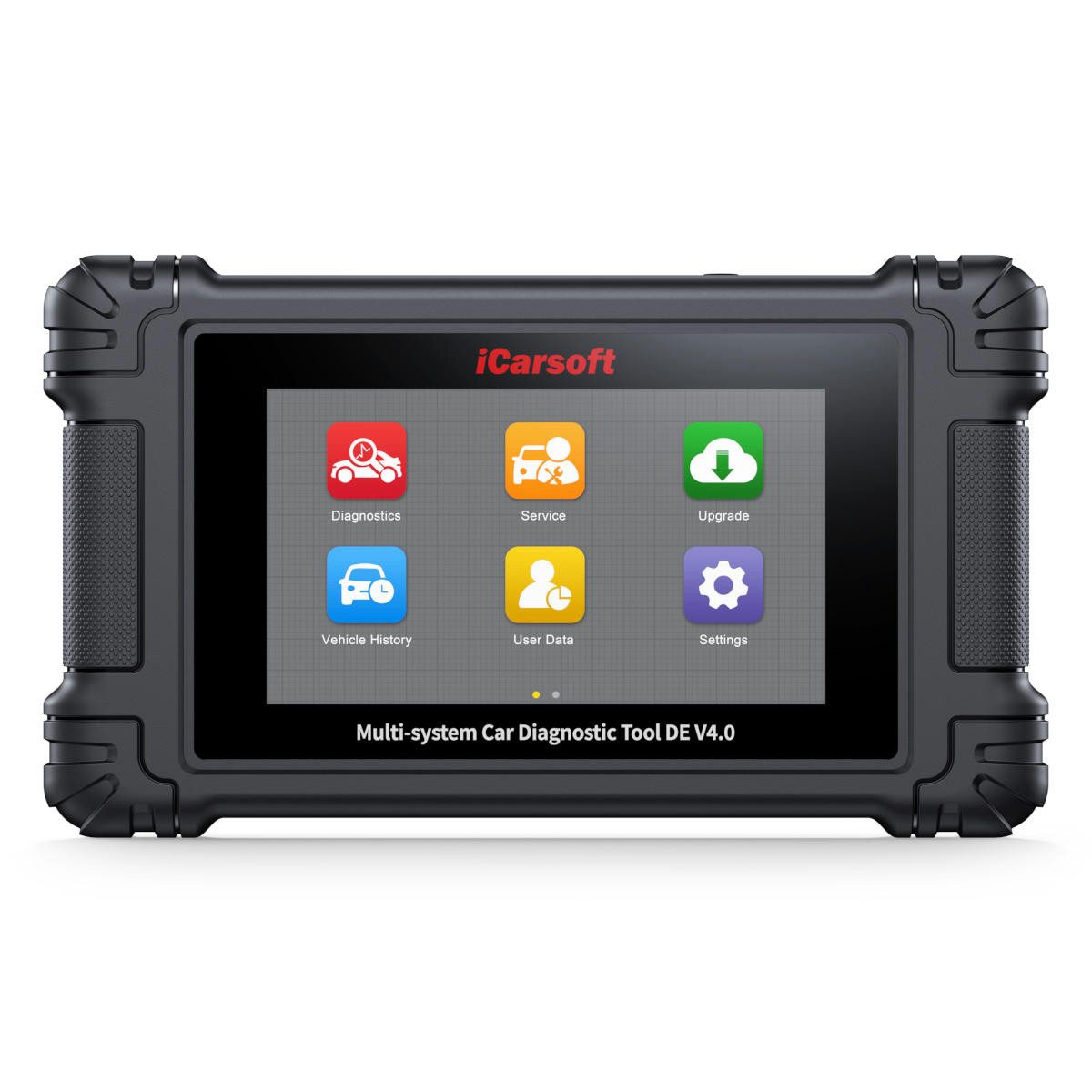 iCarsoft OBD2-Diagnosegerät DE V4.0 für deutsche Fahrzeugmarken, Professionelle Diagnose-, Wartungs-, Codierungs- und Servicefunktionen
