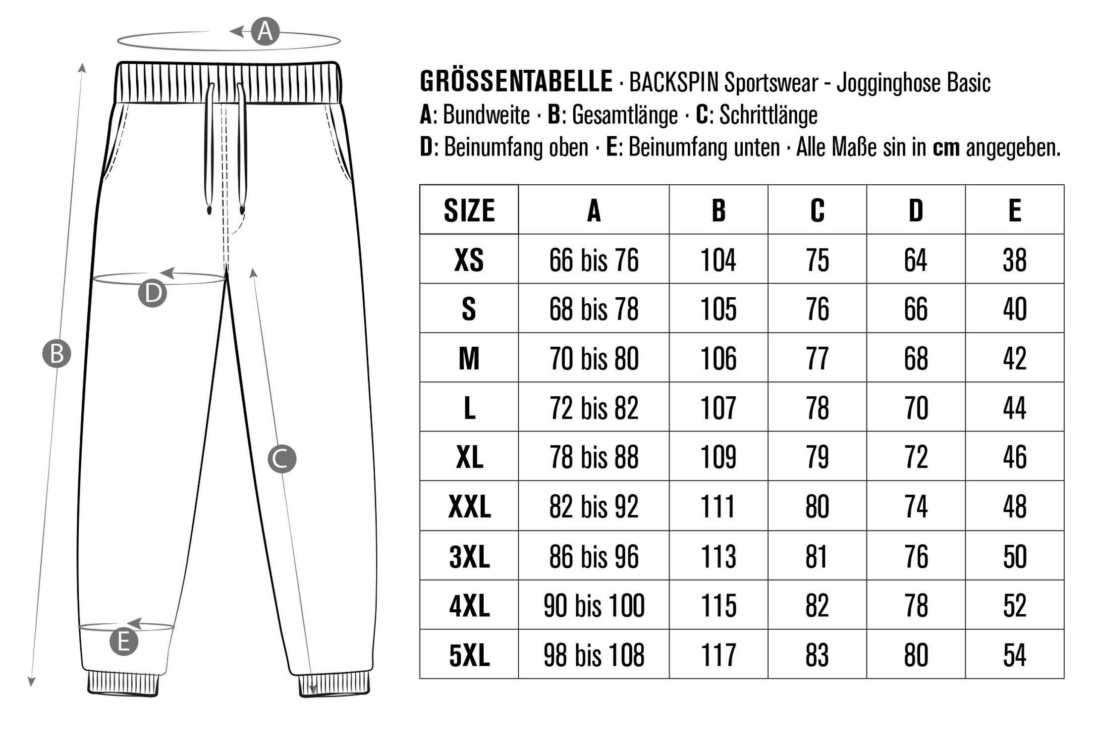 Sportswear Jogginghose BACKSPIN Braun Basic
