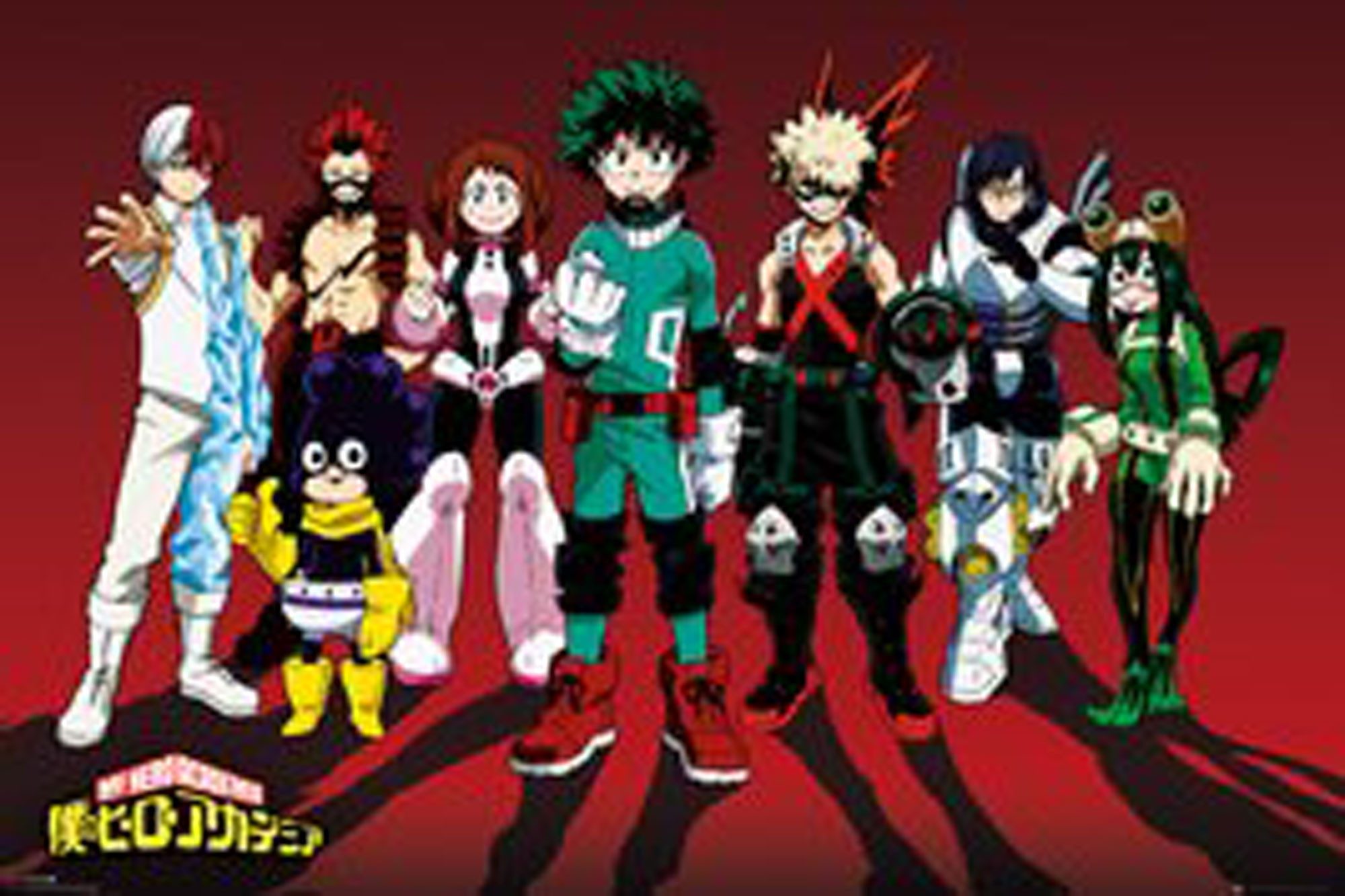 Poster My Hero Academia - Плакат - Line Up