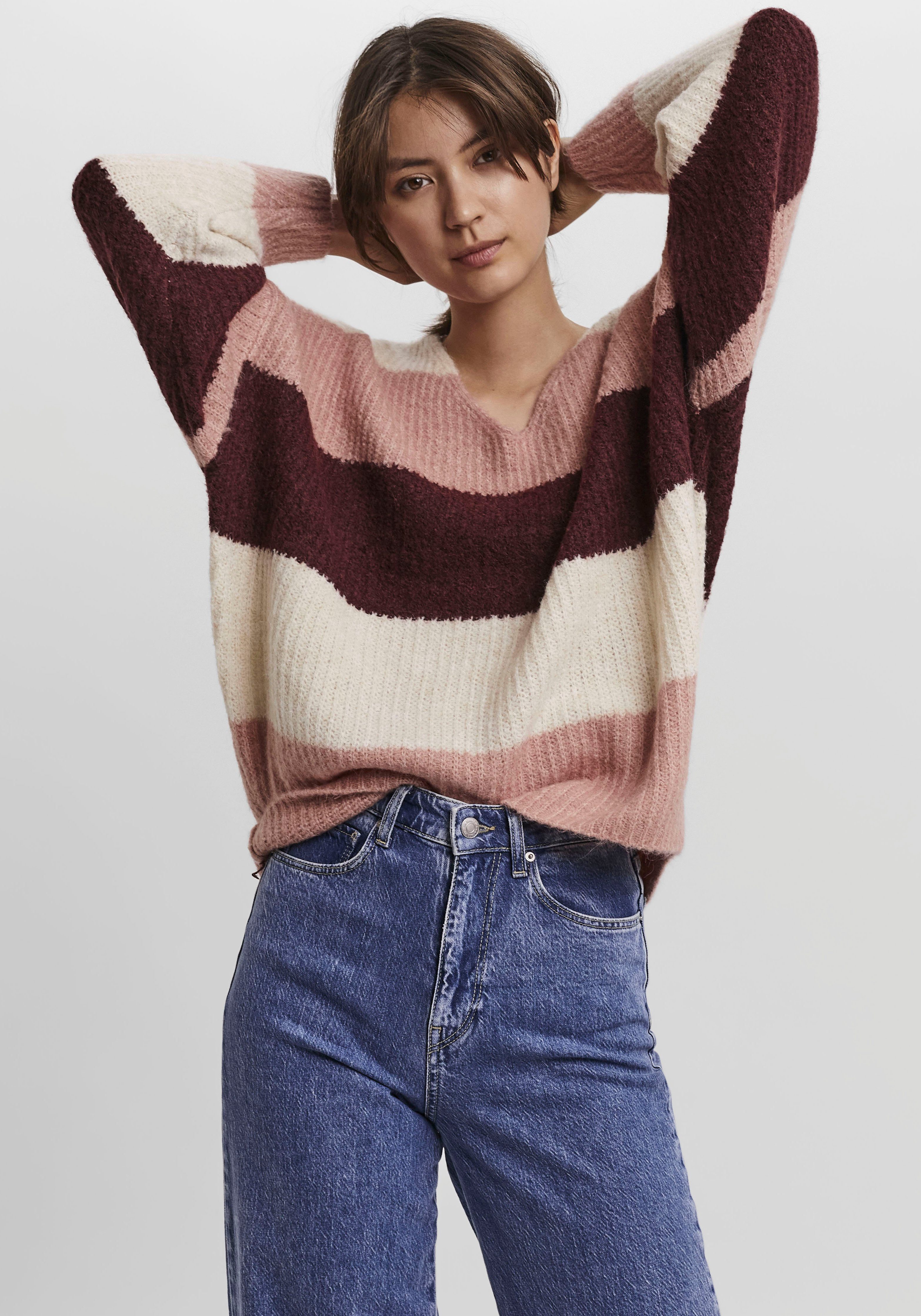 Vero Moda V Ausschnitt Pullover Vmjulie Ls V Neck Blouse Online Kaufen Otto