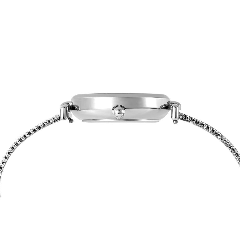 Perlen Quarzuhr Hyde im Armbanduhr bewegliche Silber Victoria Pearl, Gehäuse