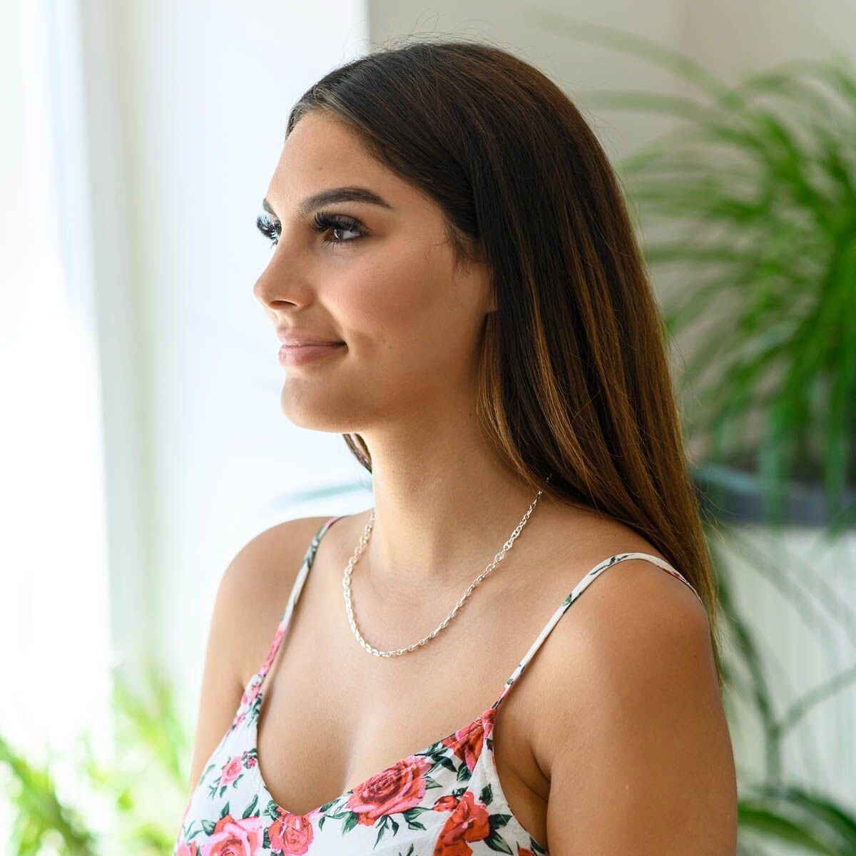 Materia Gliederkette Damen Silber Kaffeebohnenkette K106, 925 Sterling Silb günstig online kaufen